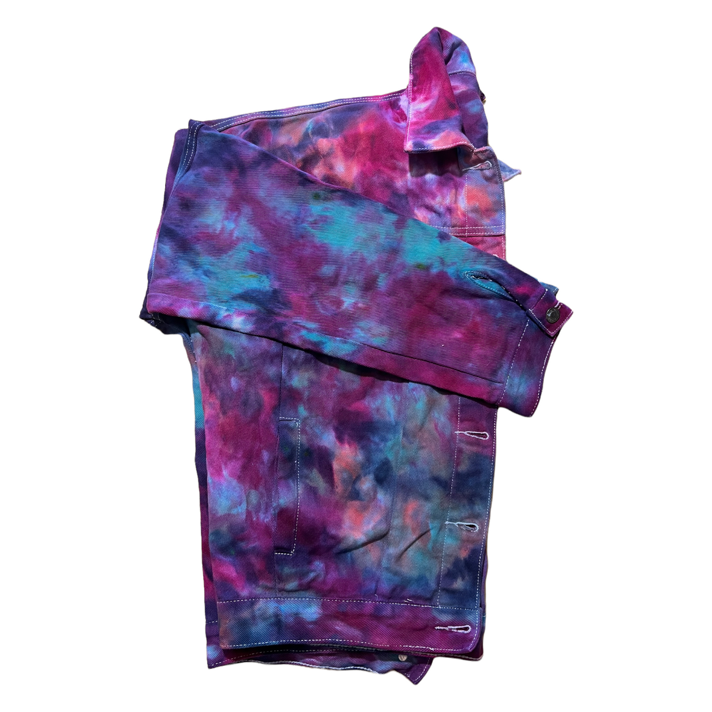 Splotched Denim Jacket