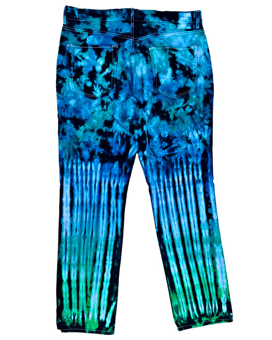 Tie Dye Denim Pants