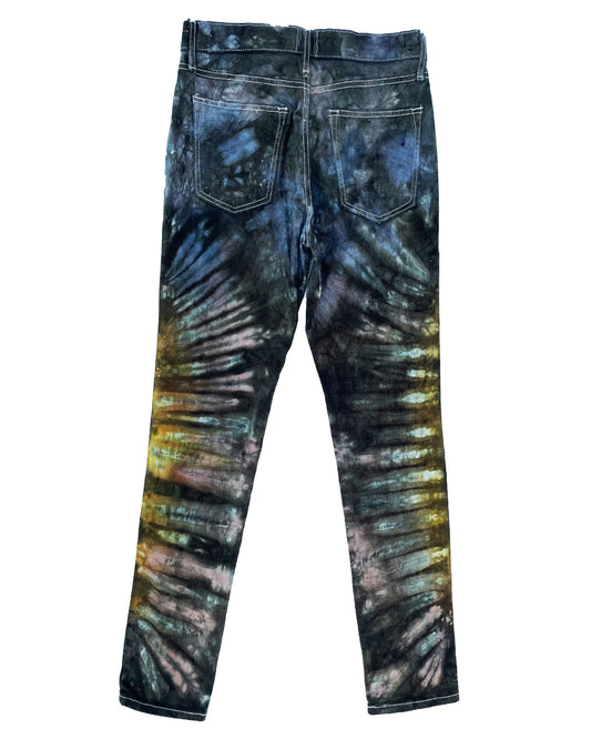 Rays of Sunshine Tie Dye Denim Pants