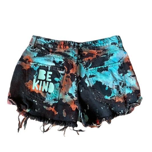 Be Kind Tie Dye Shorts