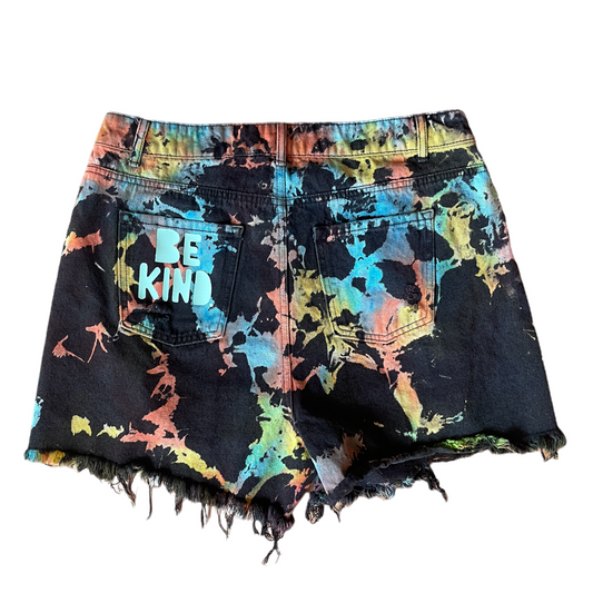 Be Kind Tie Dye Shorts