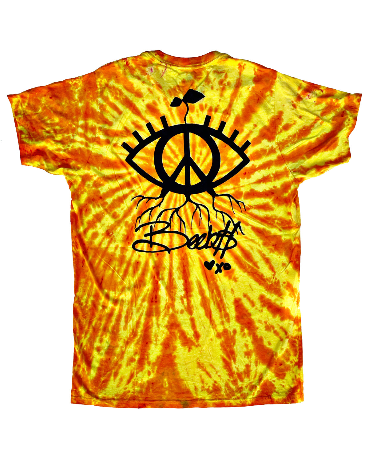 Roots of Peace Be Kind Pocket Tee (Orange/Yellow)