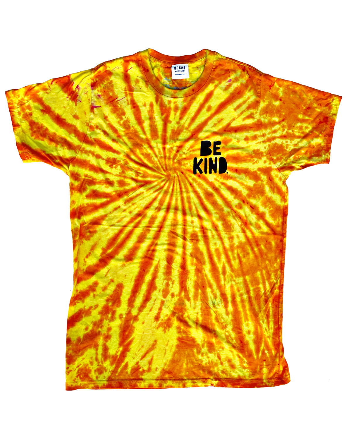 Roots of Peace Be Kind Pocket Tee (Orange/Yellow)